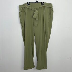 𝅺tahari relax fit elastic waist pants